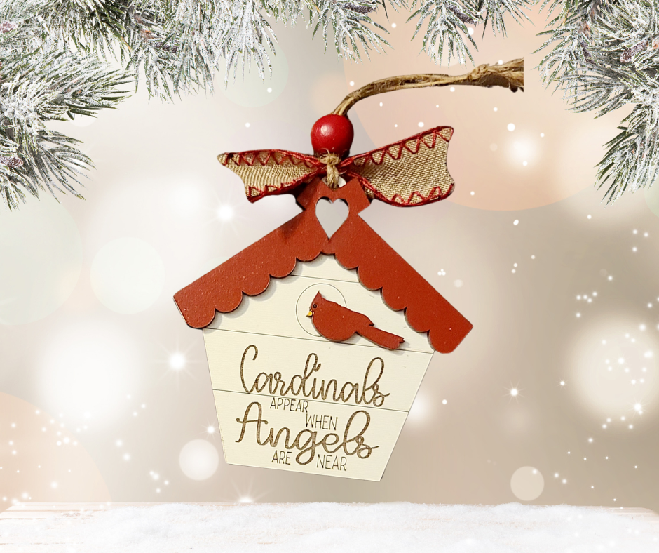 Cardinal house ornament