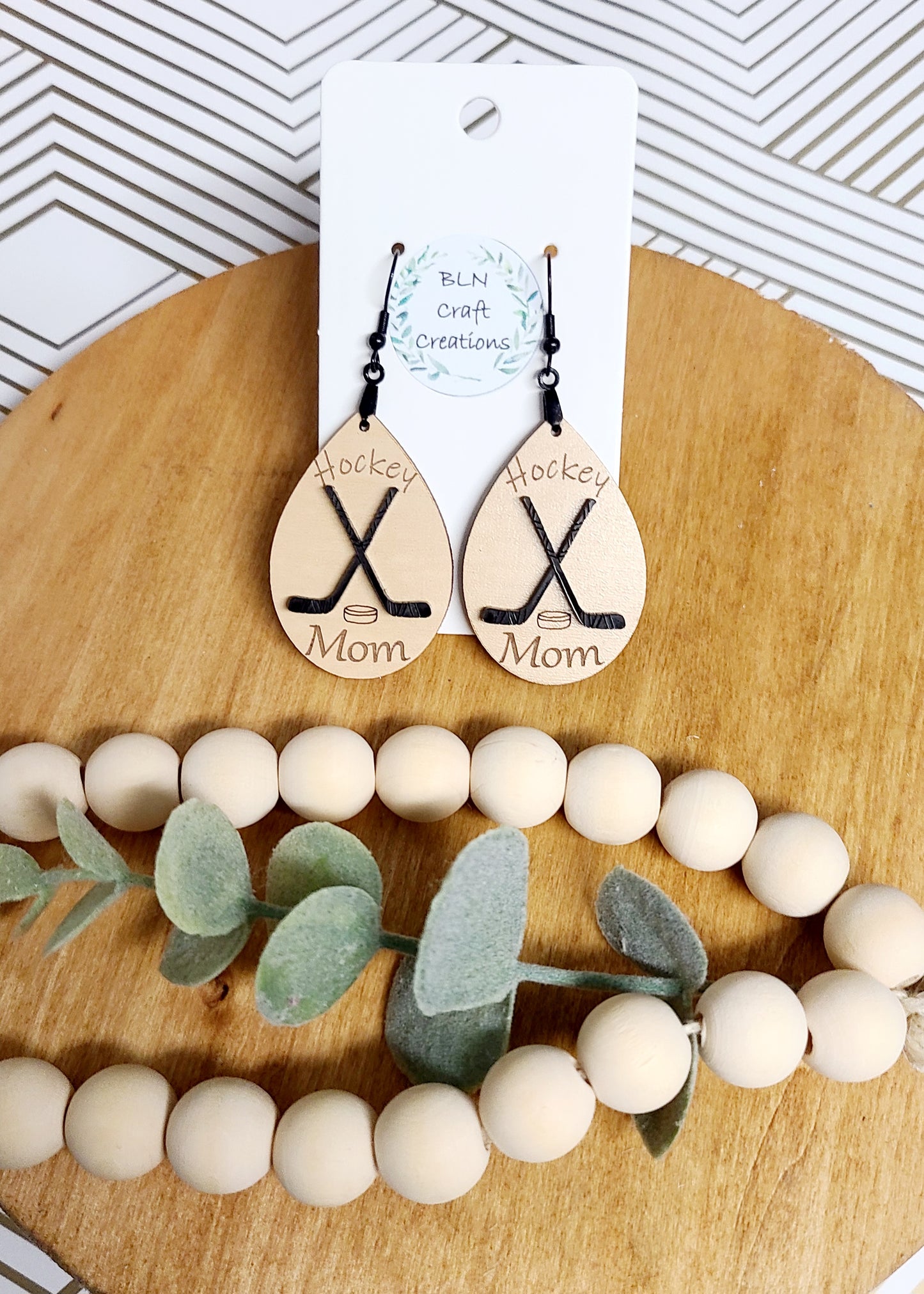 Hockey Mom earrings