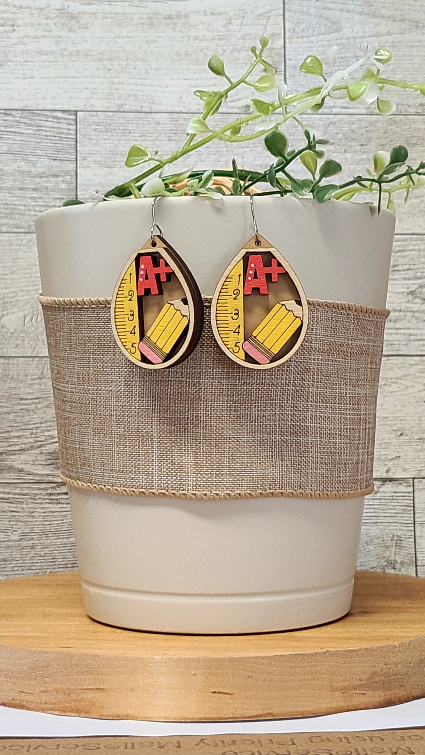 Teacher earrings