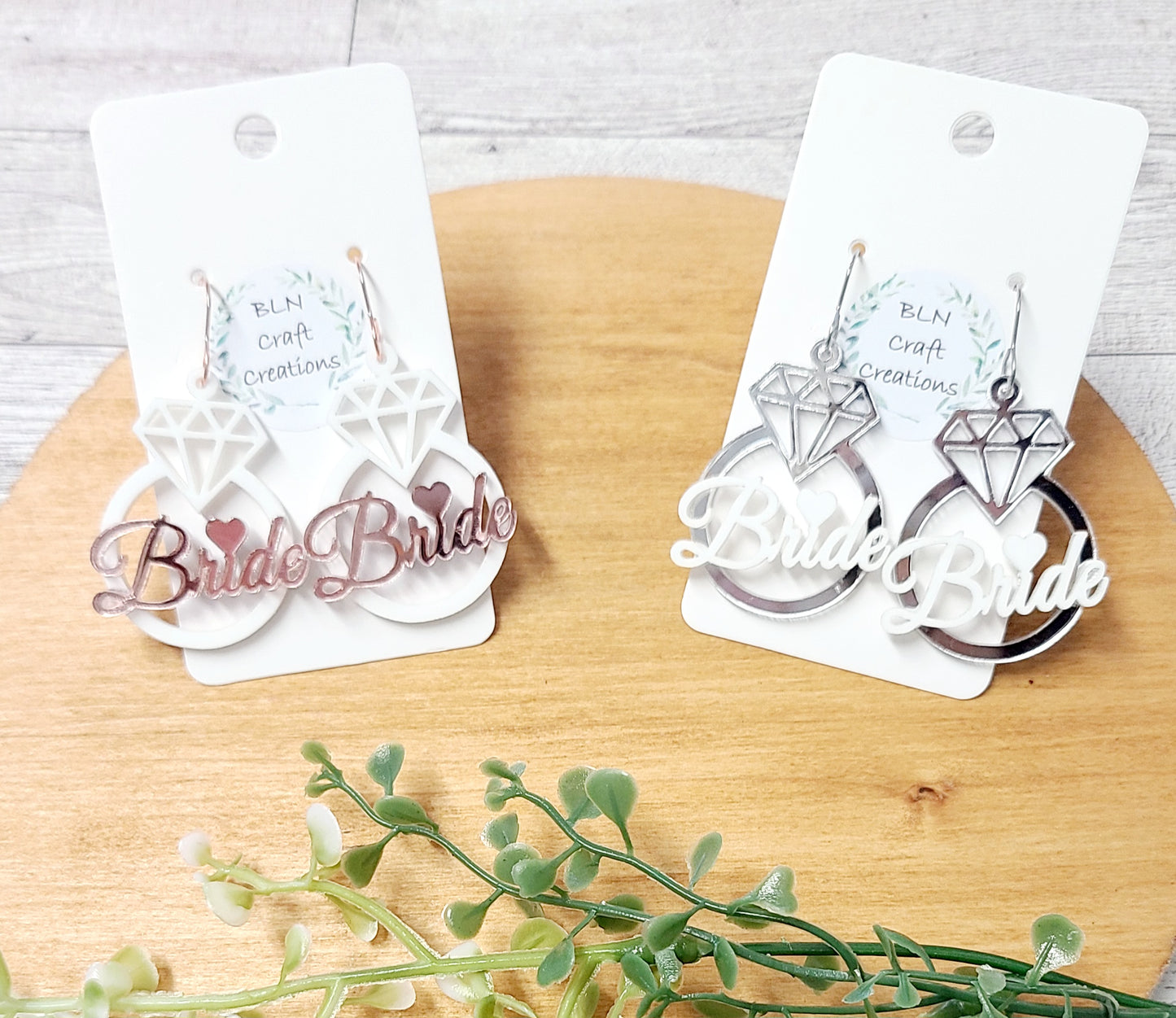 Bride Ring earrings