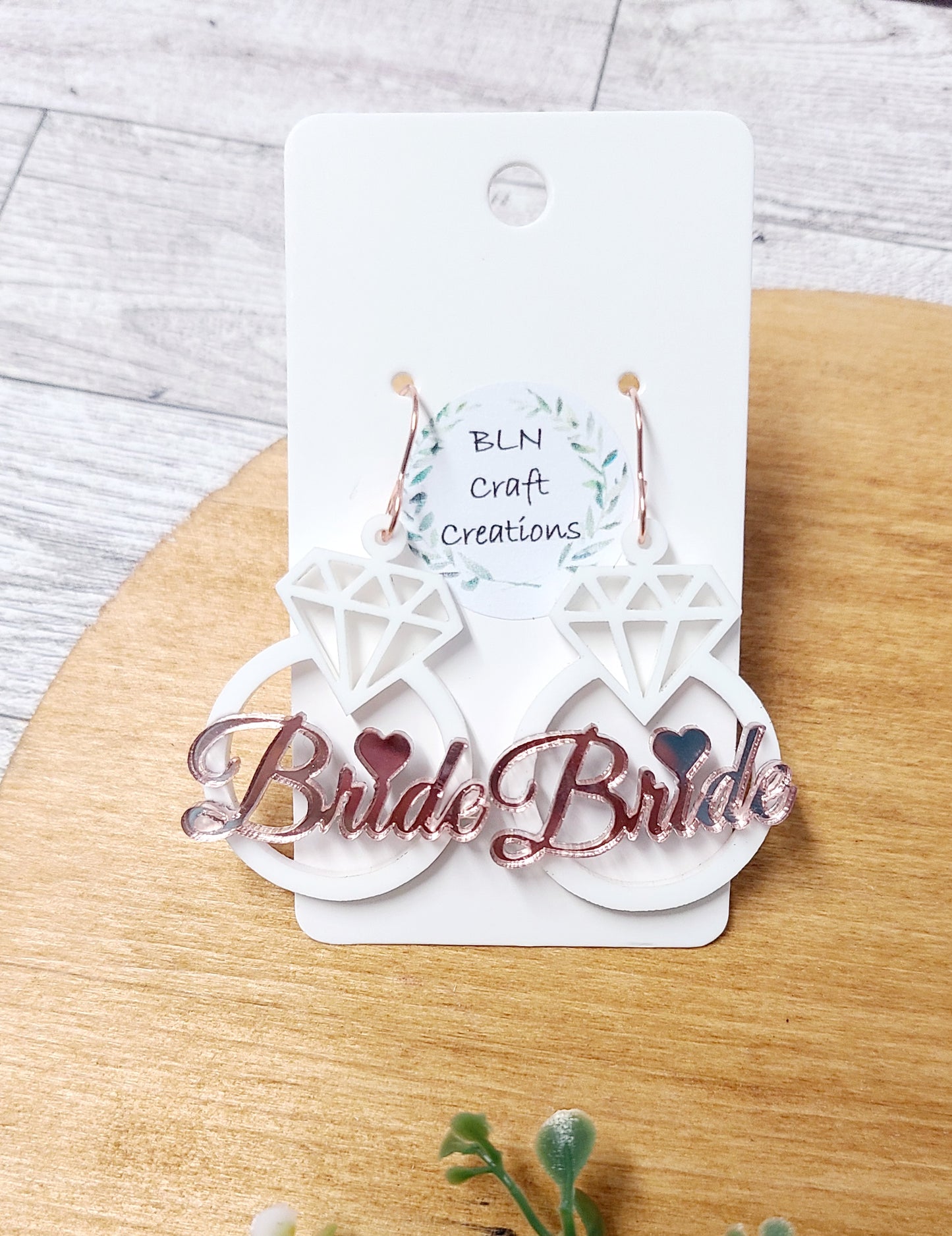 Bride Ring earrings