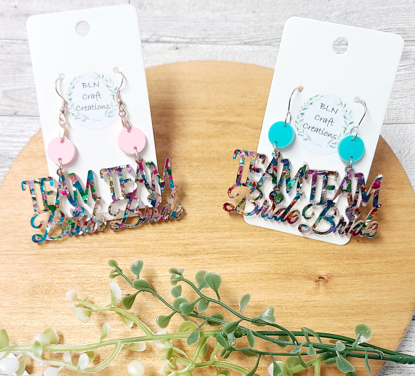 Team Bride earrings