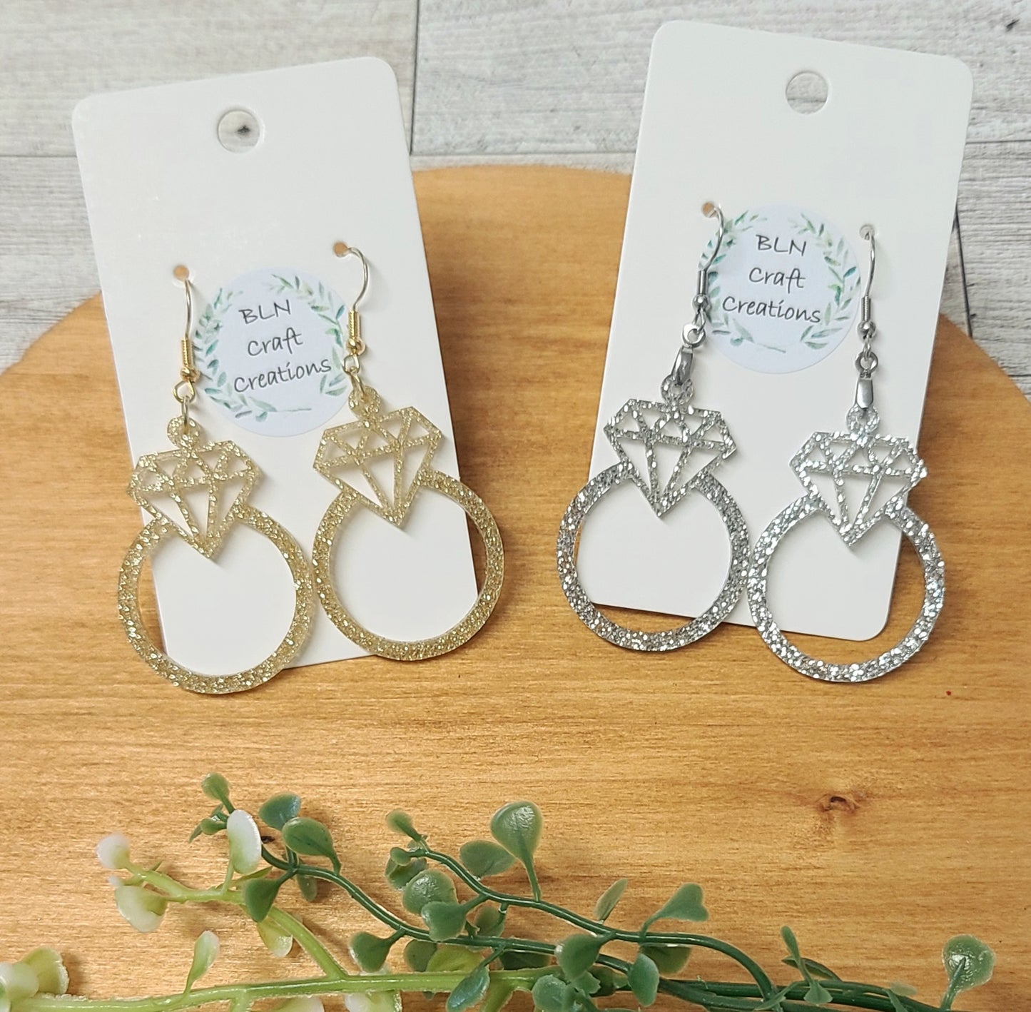 Ring shaped earrings