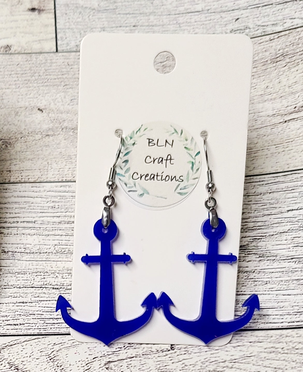 Anchor earrings