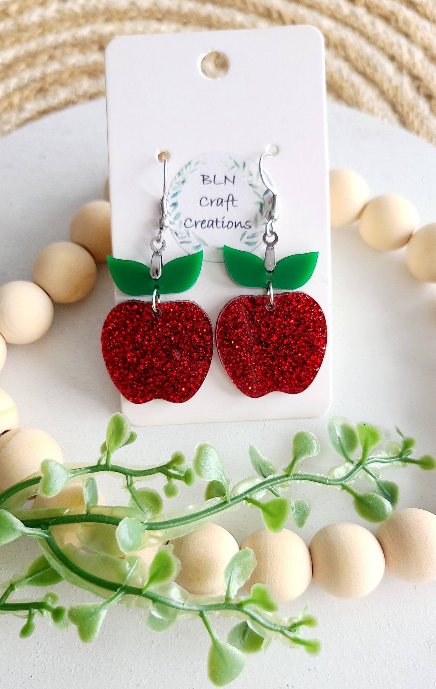 Apple earrings