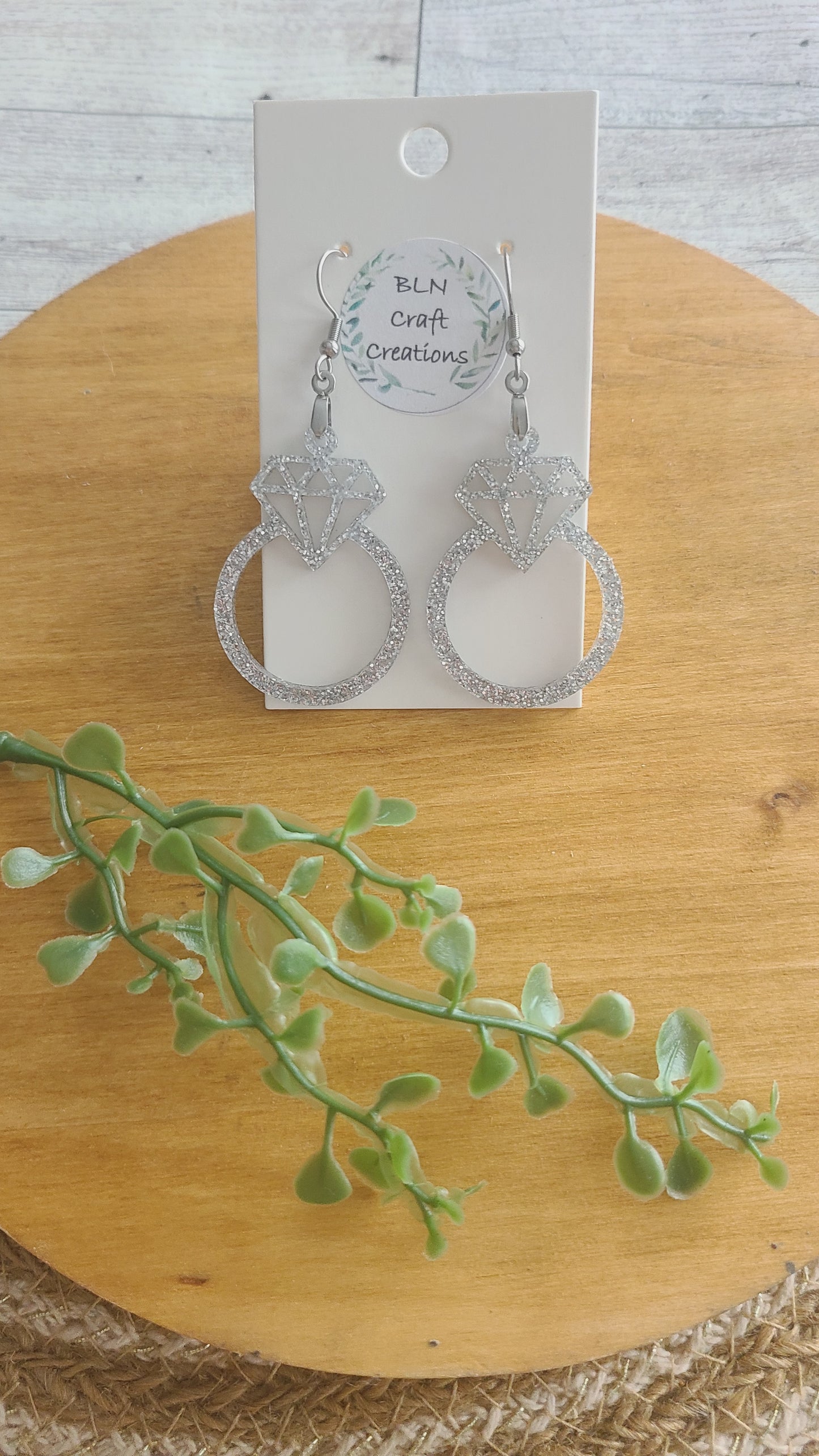 Ring shaped earrings
