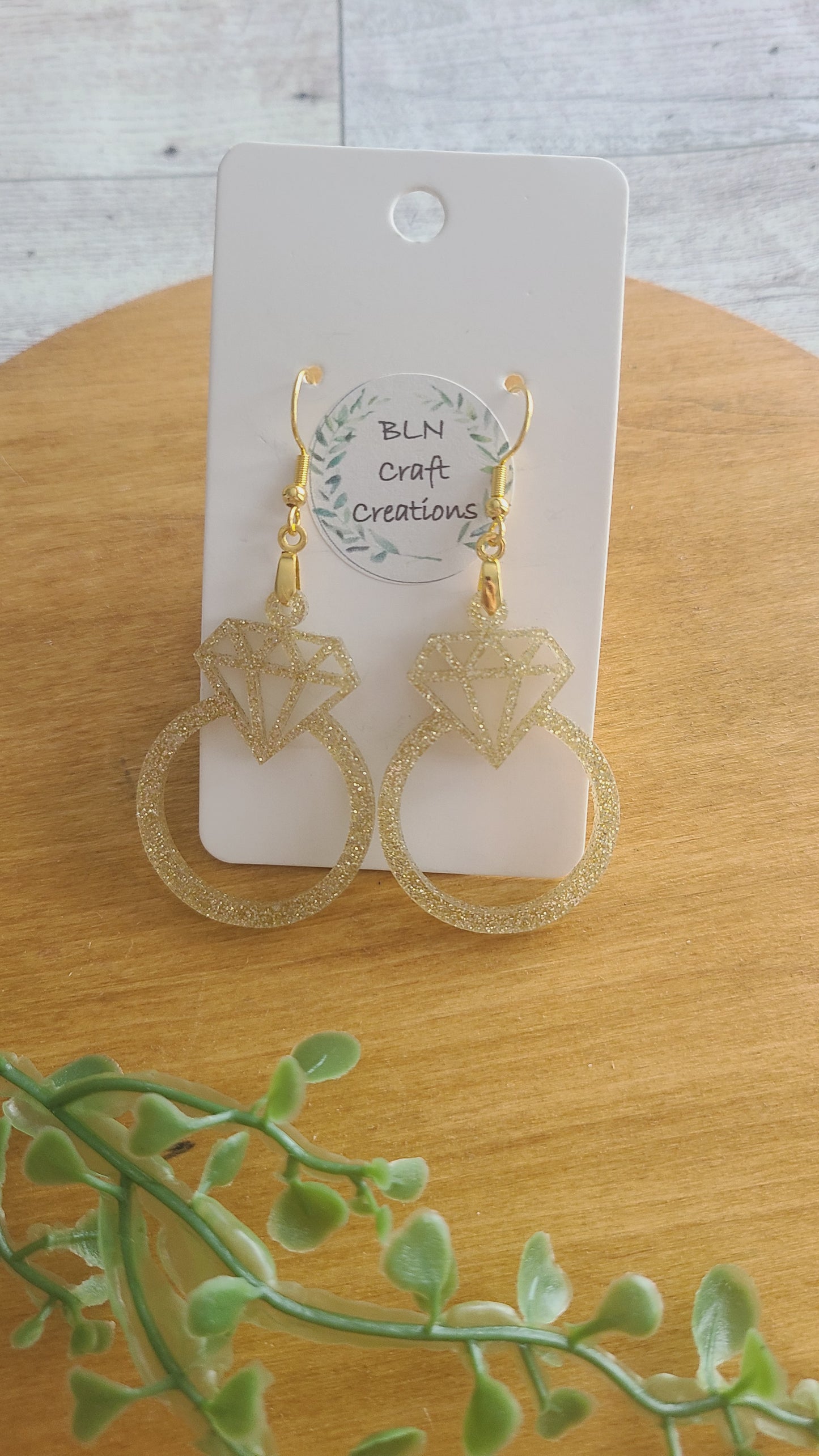 Ring shaped earrings