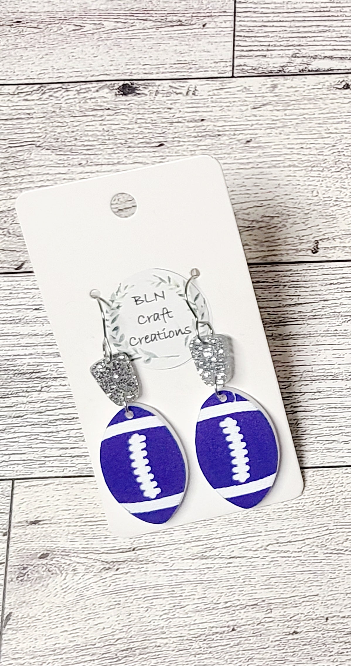 Football earrings