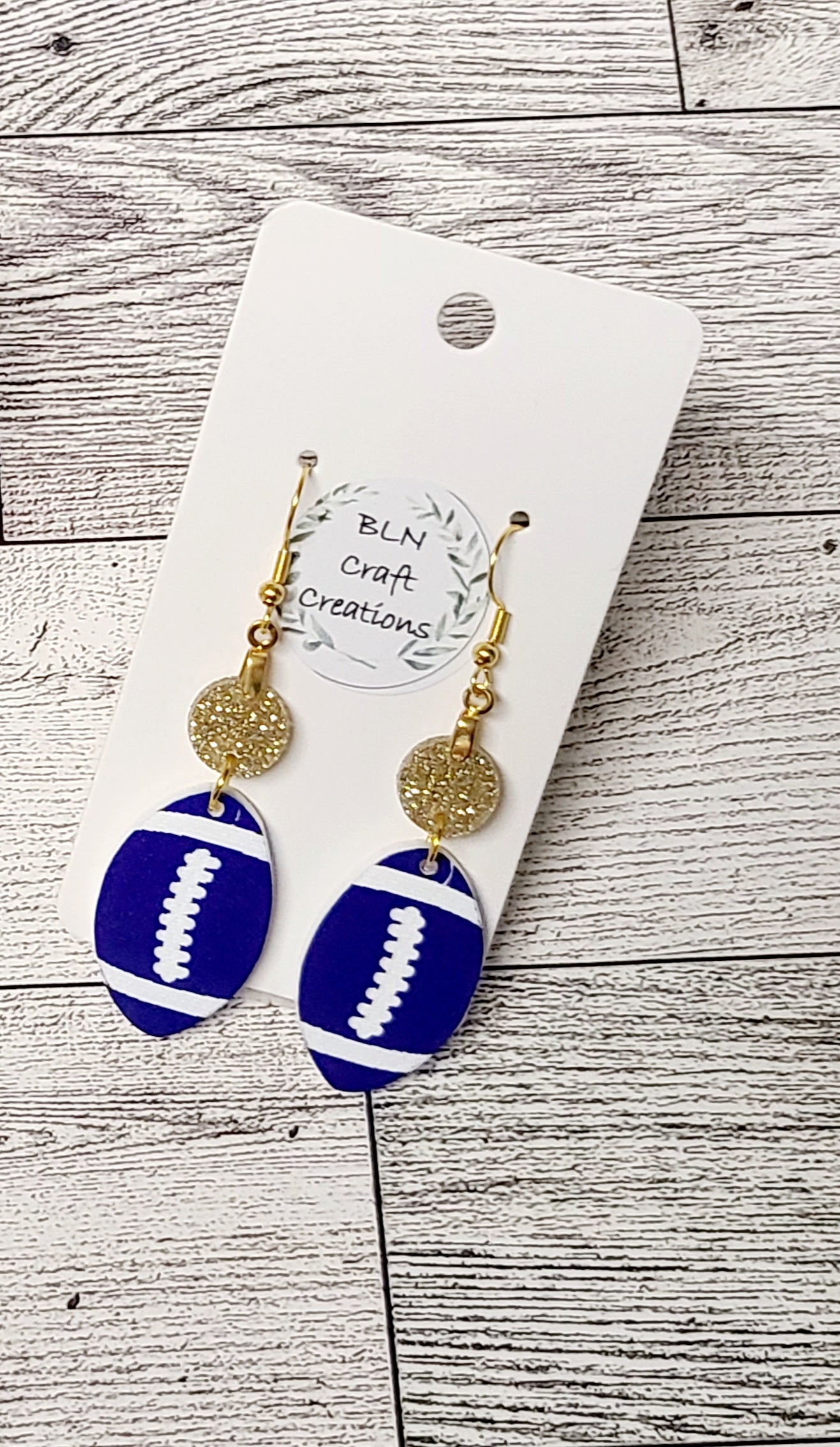 Football earrings