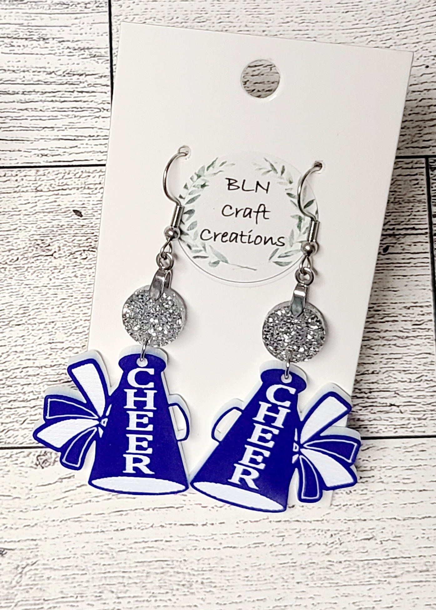 Cheer Megaphone earrings