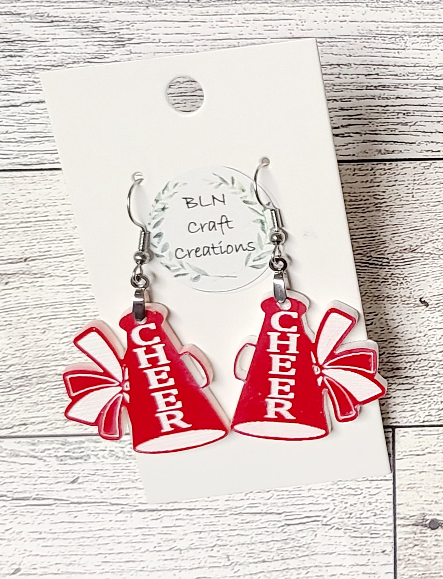 Cheer Megaphone earrings