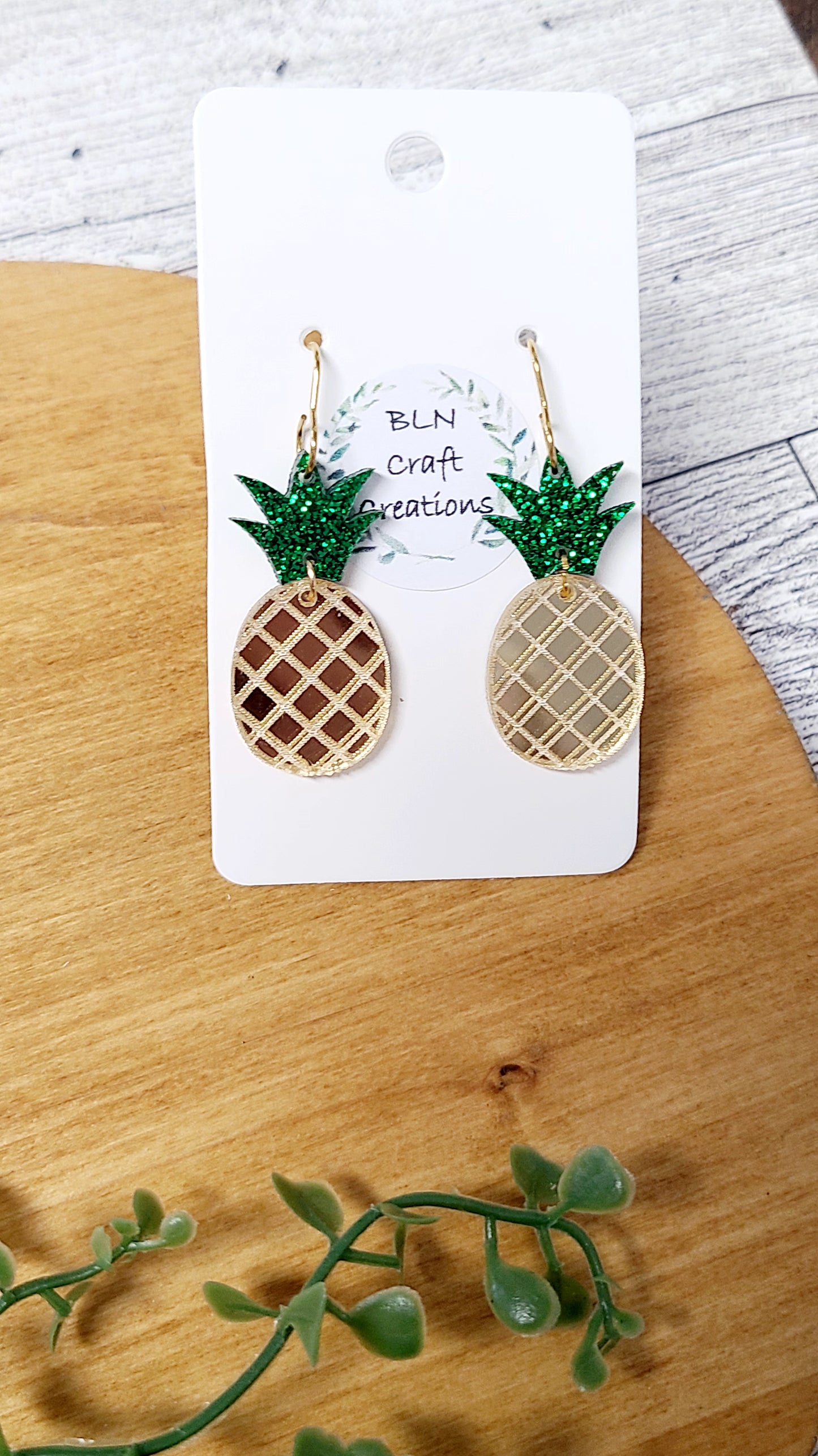 Pineapple earrings