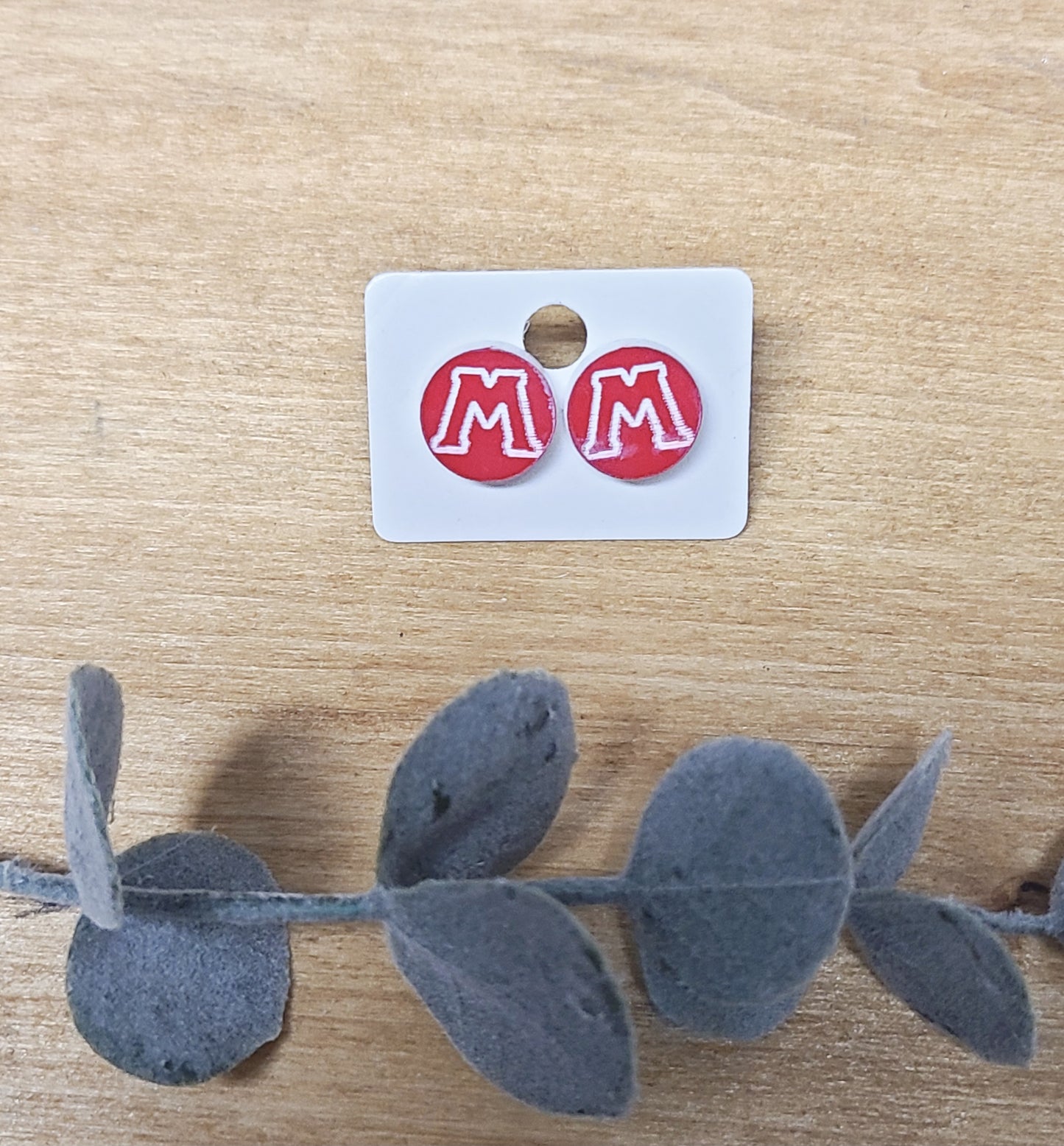 School stud earrings