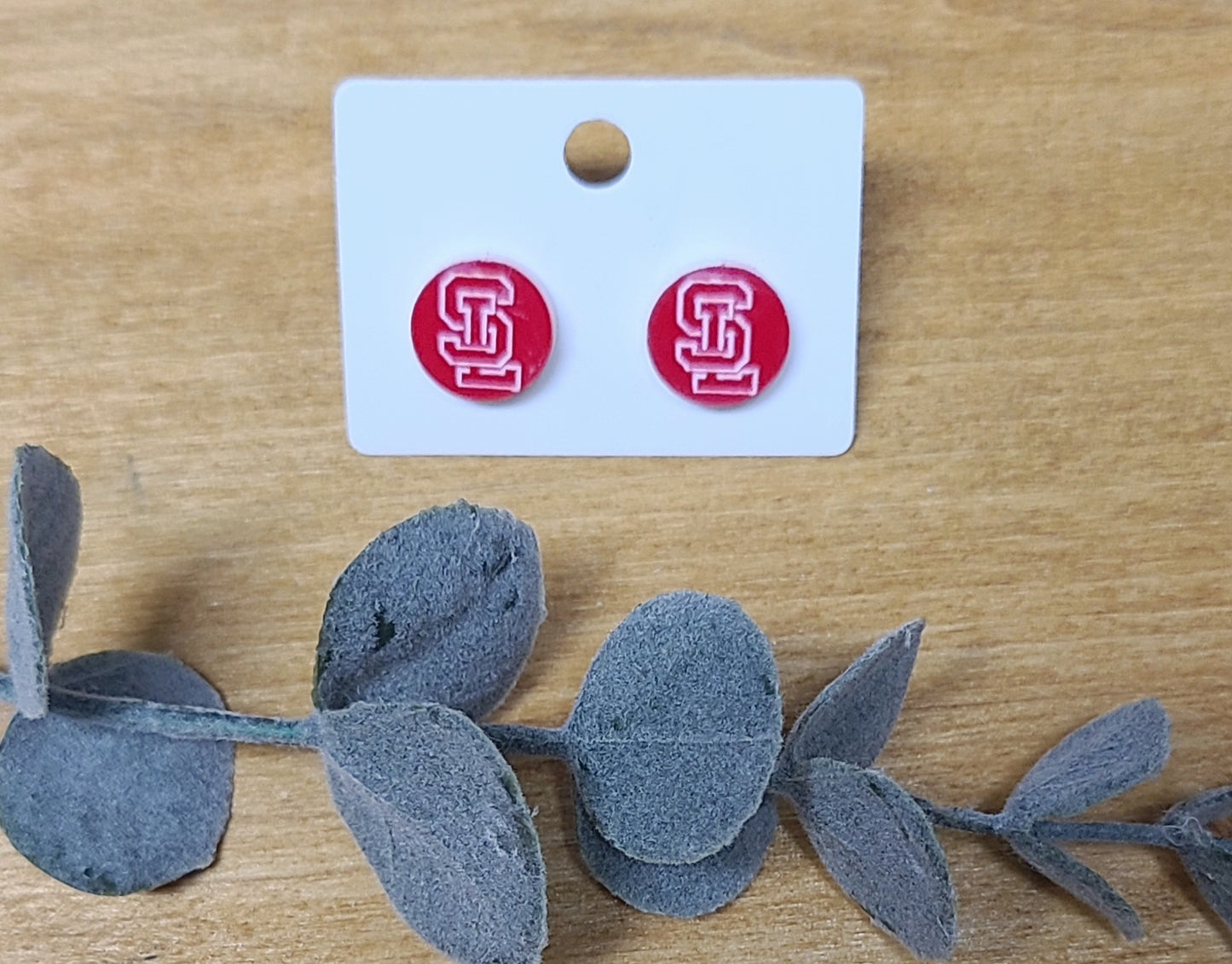 School stud earrings