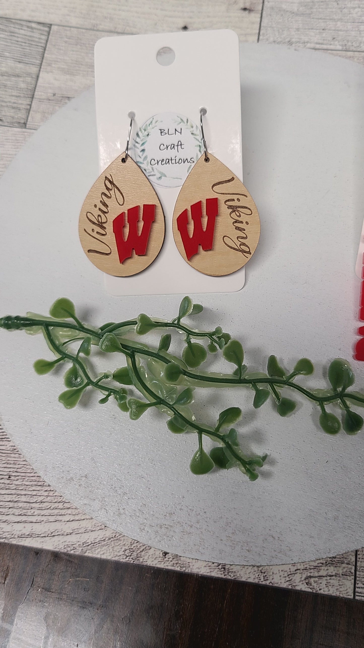 Whitehall Vikings earrings