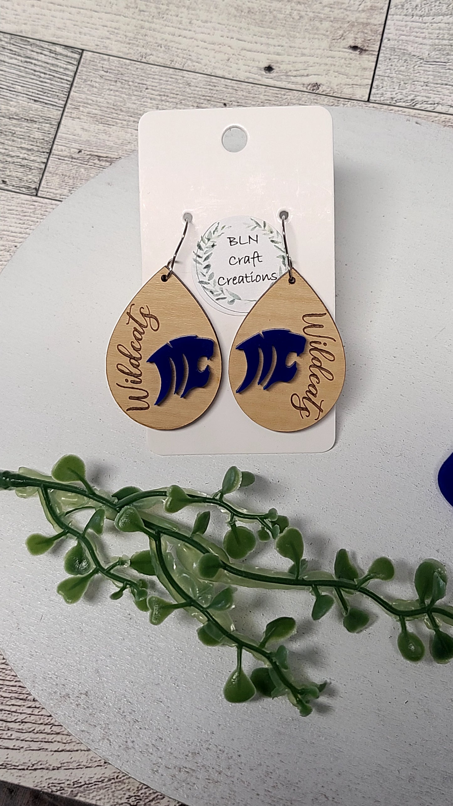 Wildcats earrings