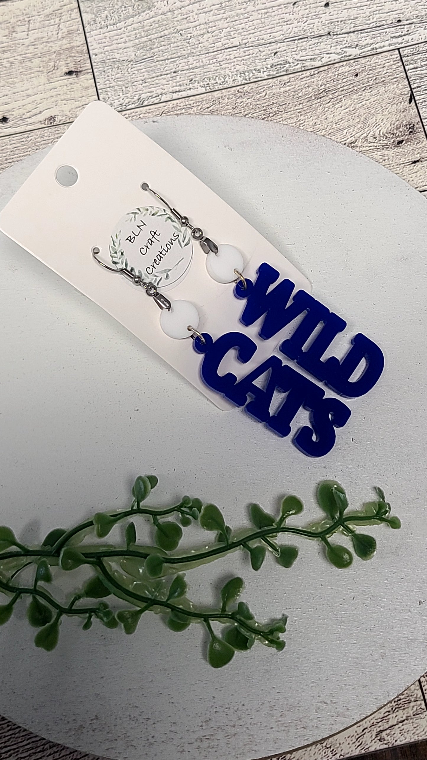 Wildcats earrings