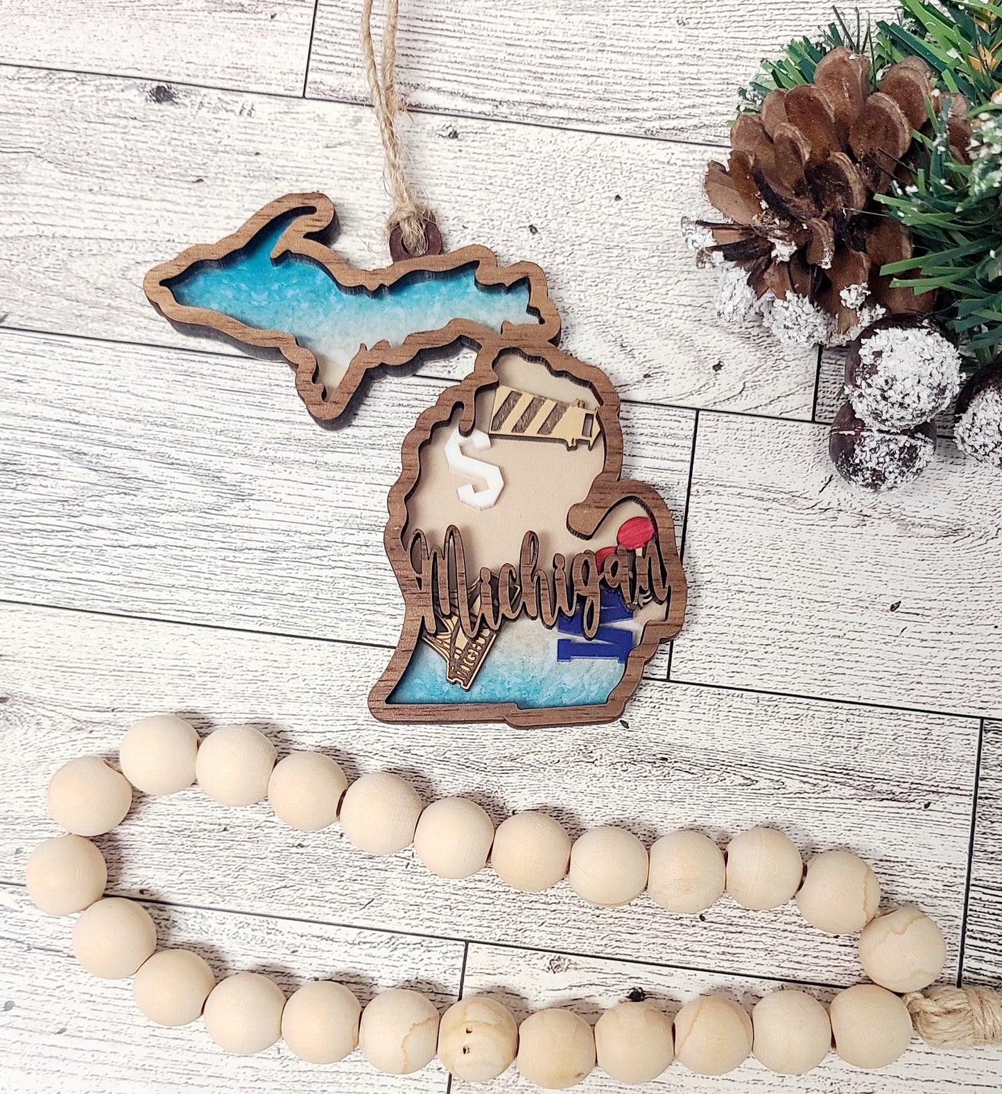 Michigan shaker ornament