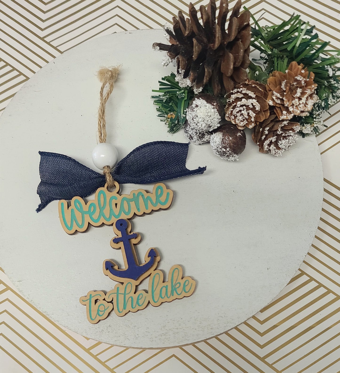 Welcome to the Lake Ornament