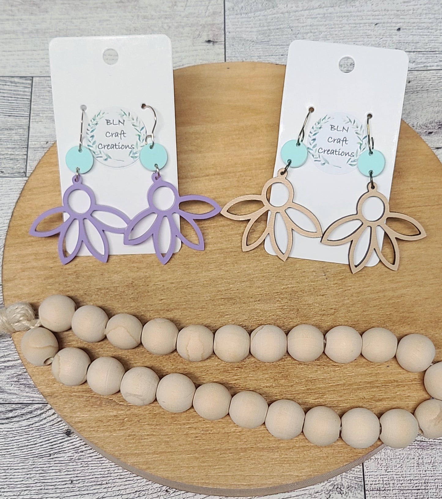 Half Daisy Earrings