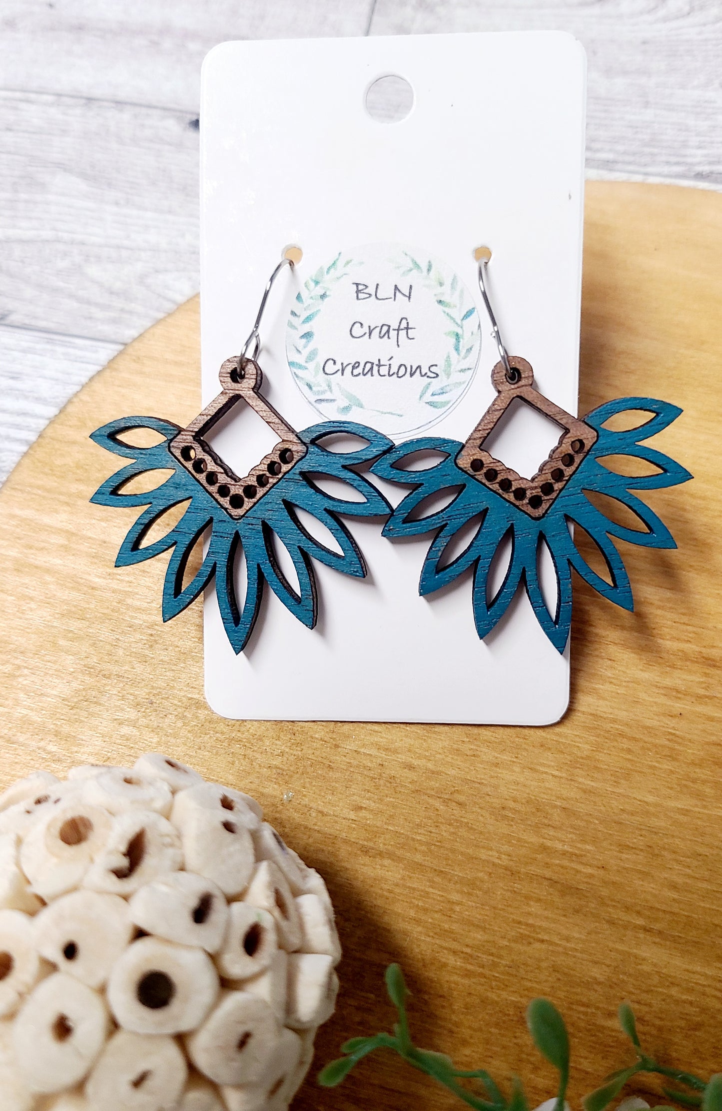 Boho Bird Feather earrings