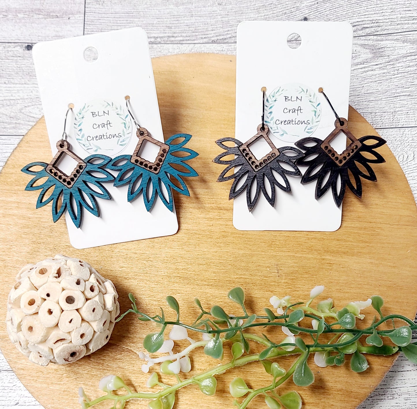 Boho Bird Feather earrings