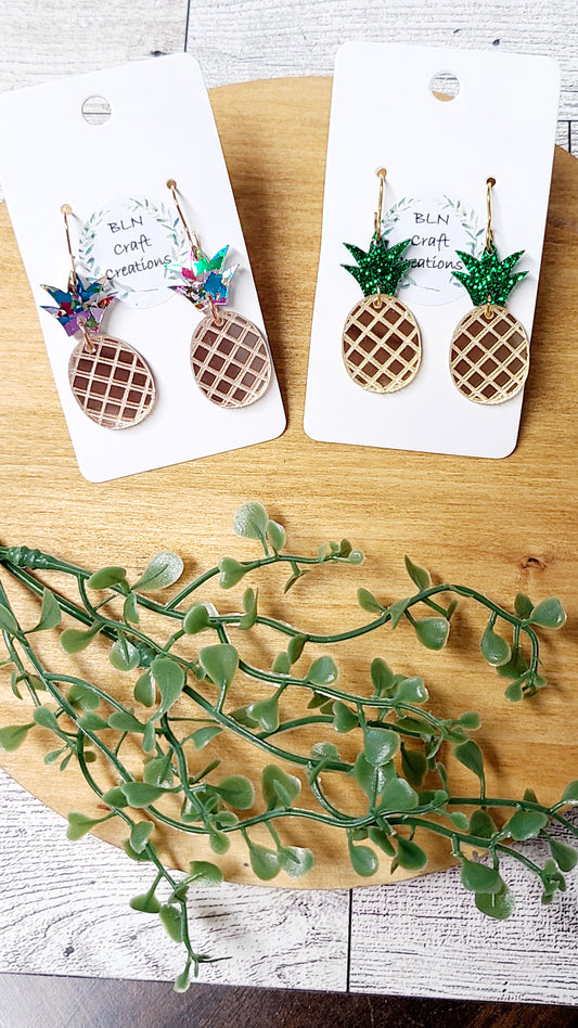 Pineapple earrings