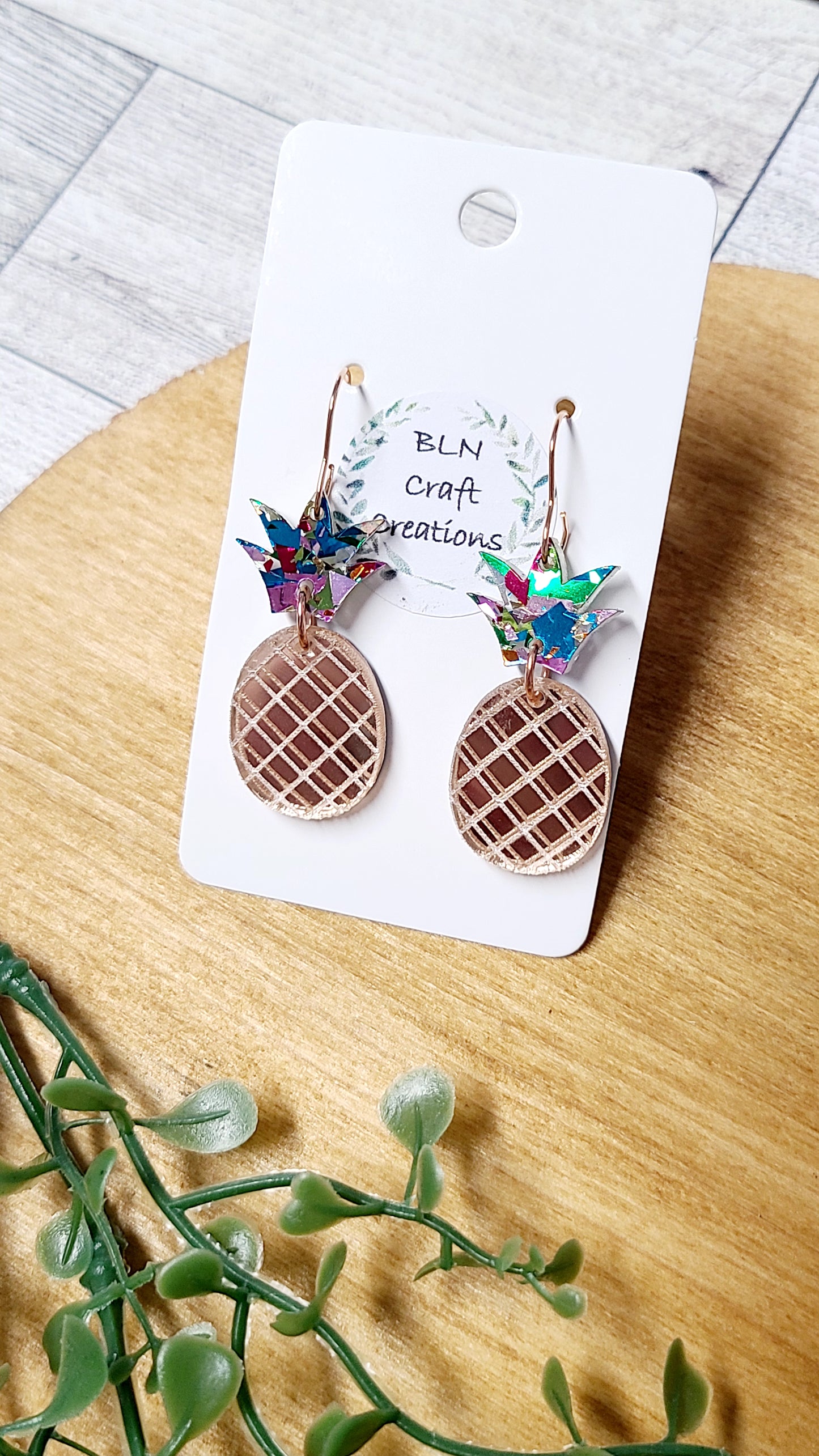 Pineapple earrings
