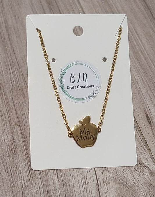 Apple necklace