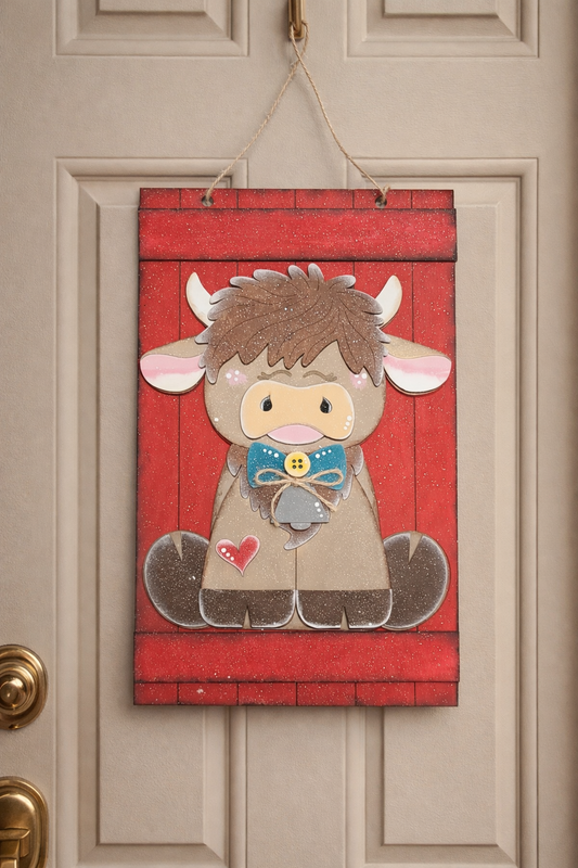 Highland Cow Sign