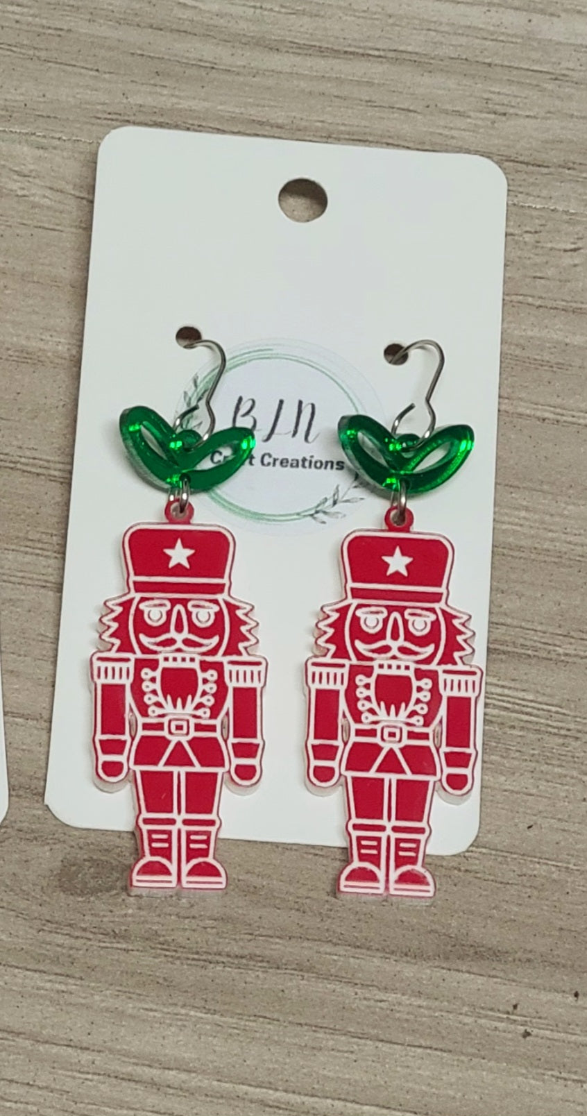 Nutcracker earrings