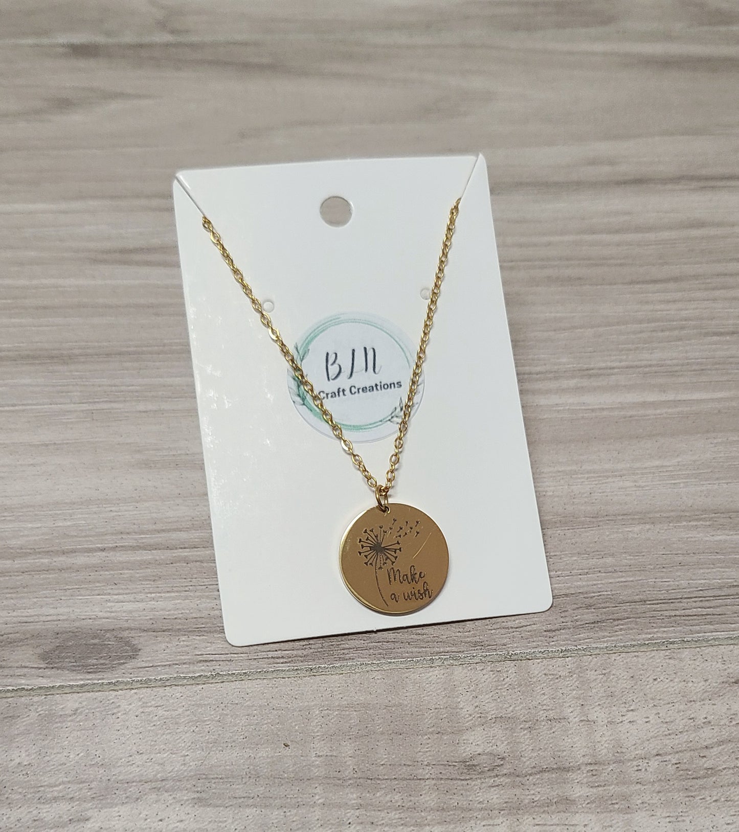 Make a Wish necklace