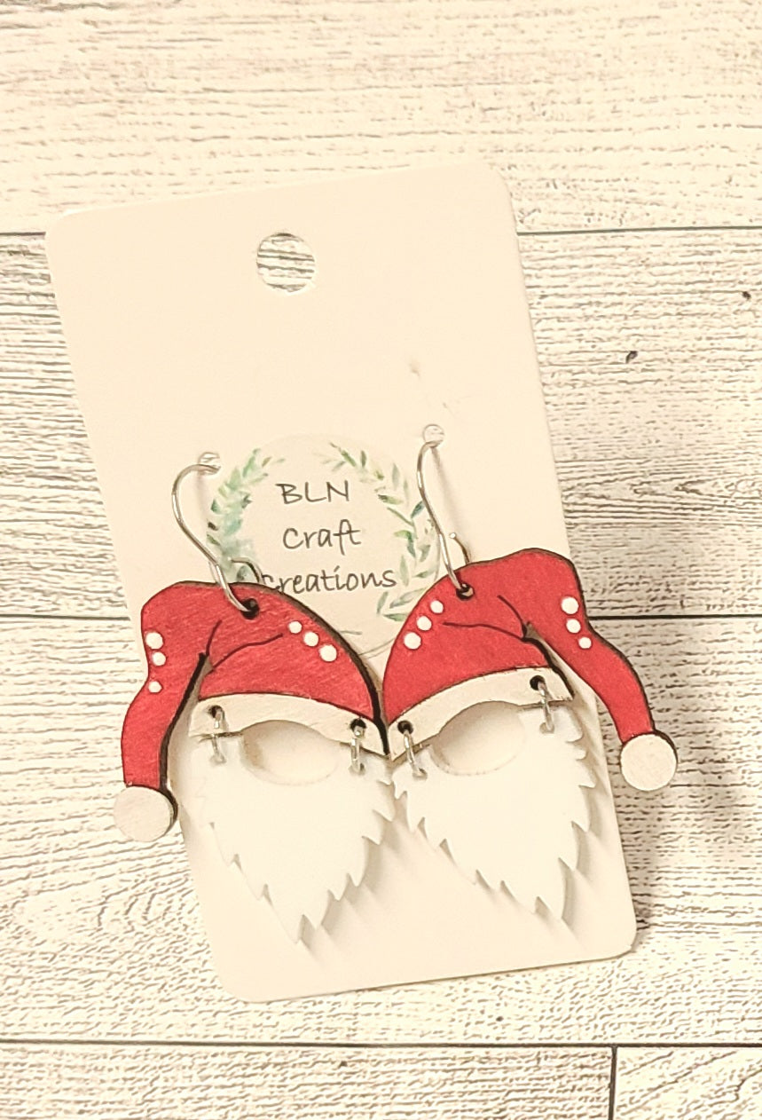 Santa earrings