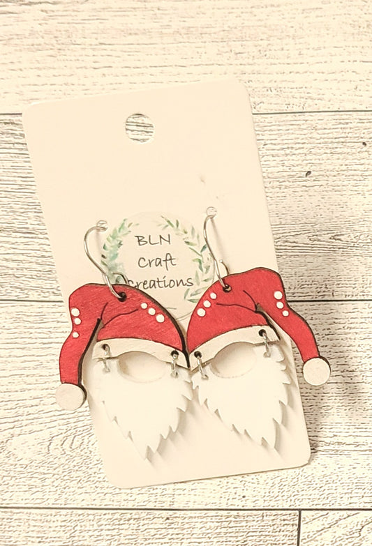 Santa earrings