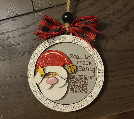 Santa trackers ornaments