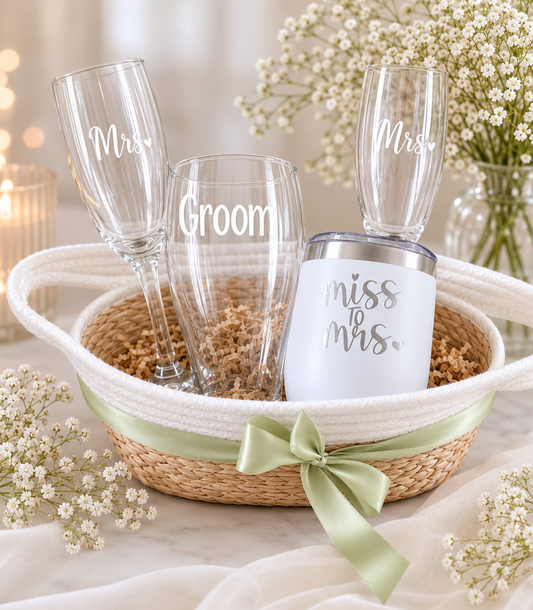 Bride and Groom Gift set