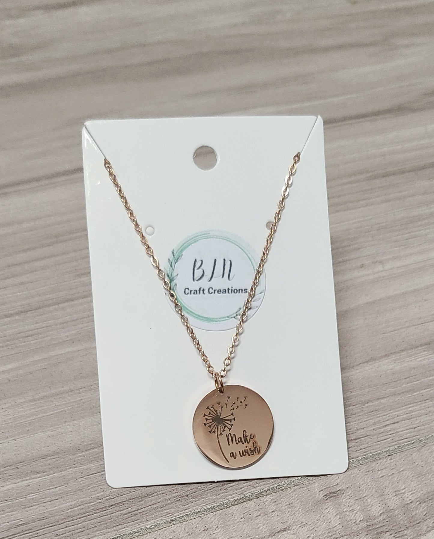Make a Wish necklace