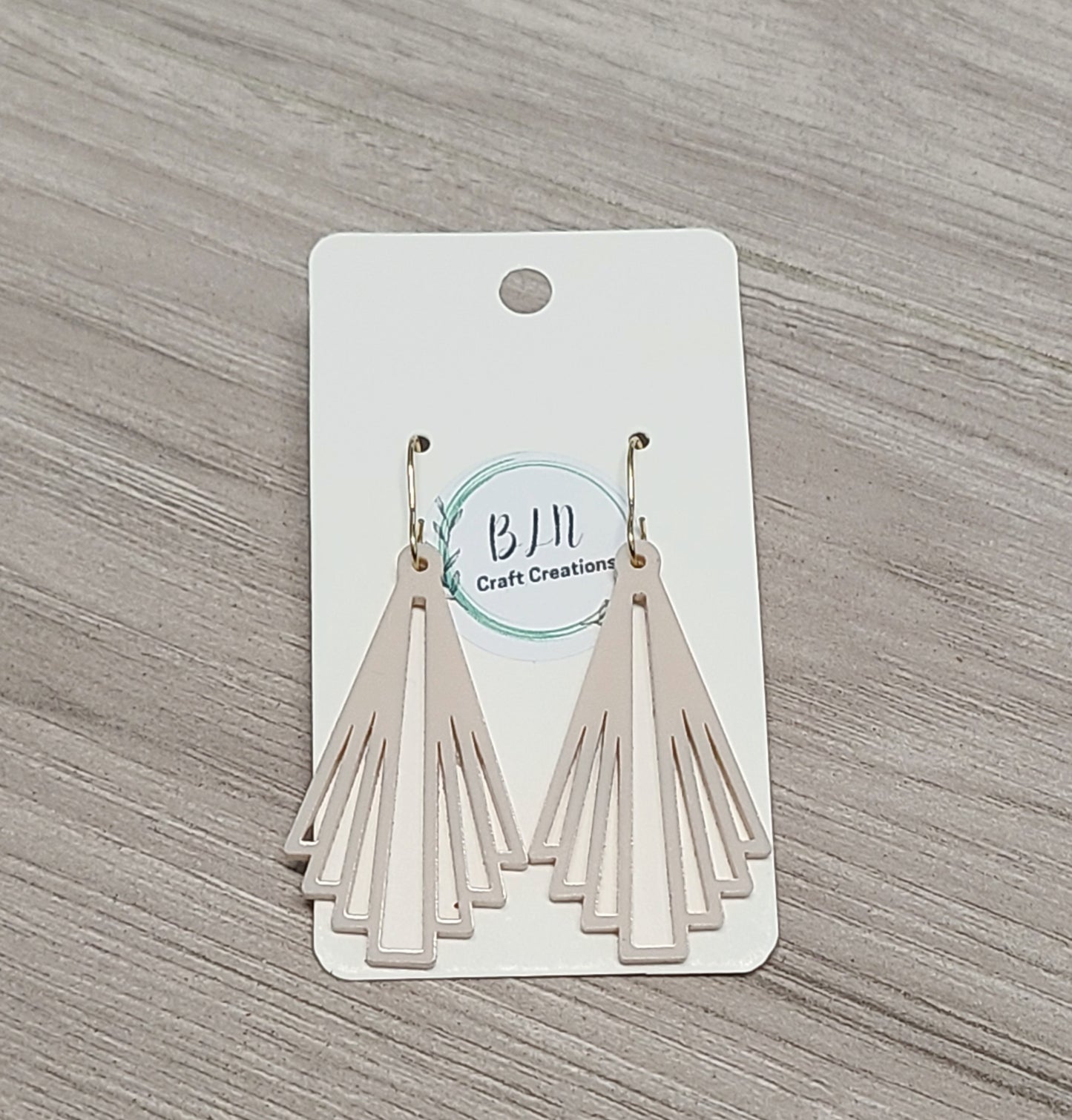 Deco Fan Drop earrings